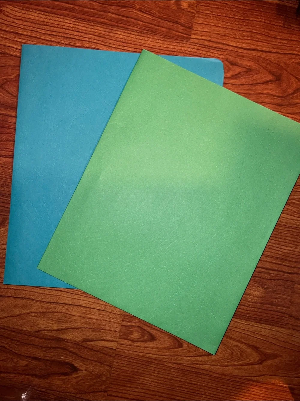 Teal Green 2 Pocket Folders